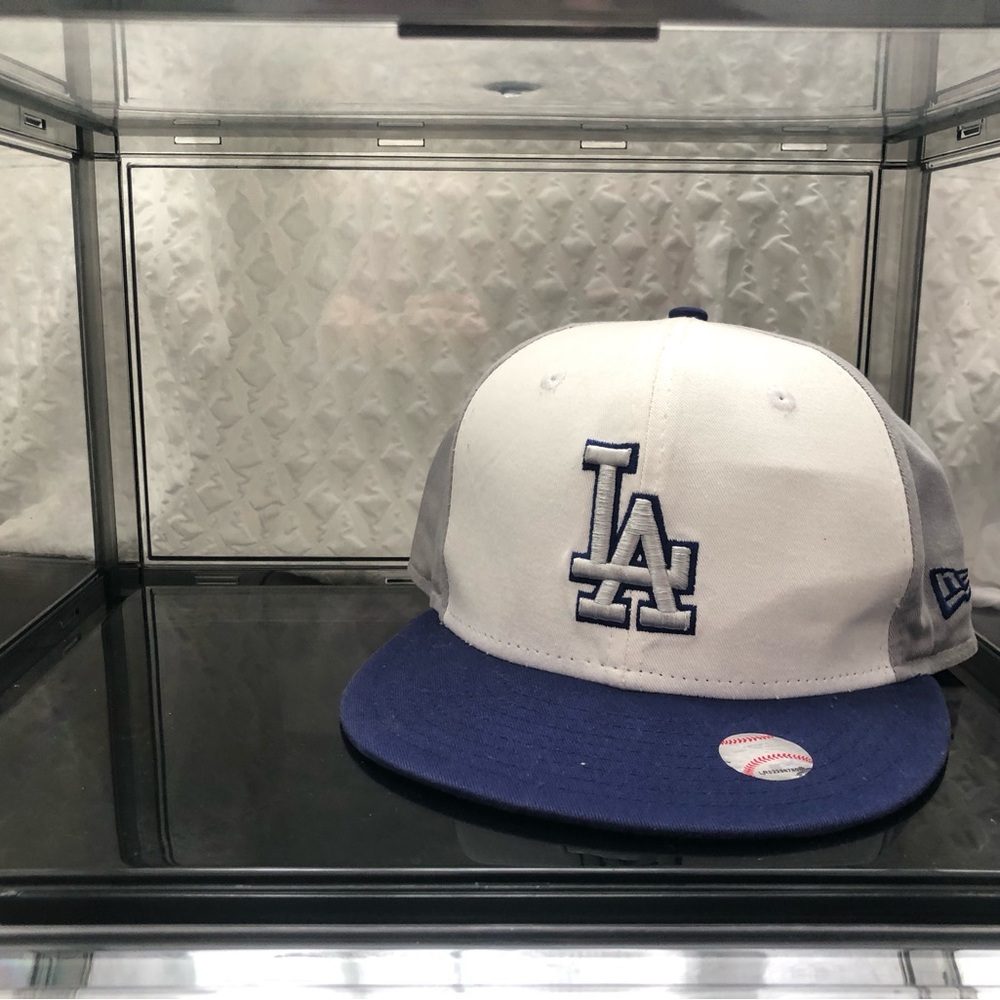 Los Angeles Dodgers Two-Tone Snapback Hat - White & Blue